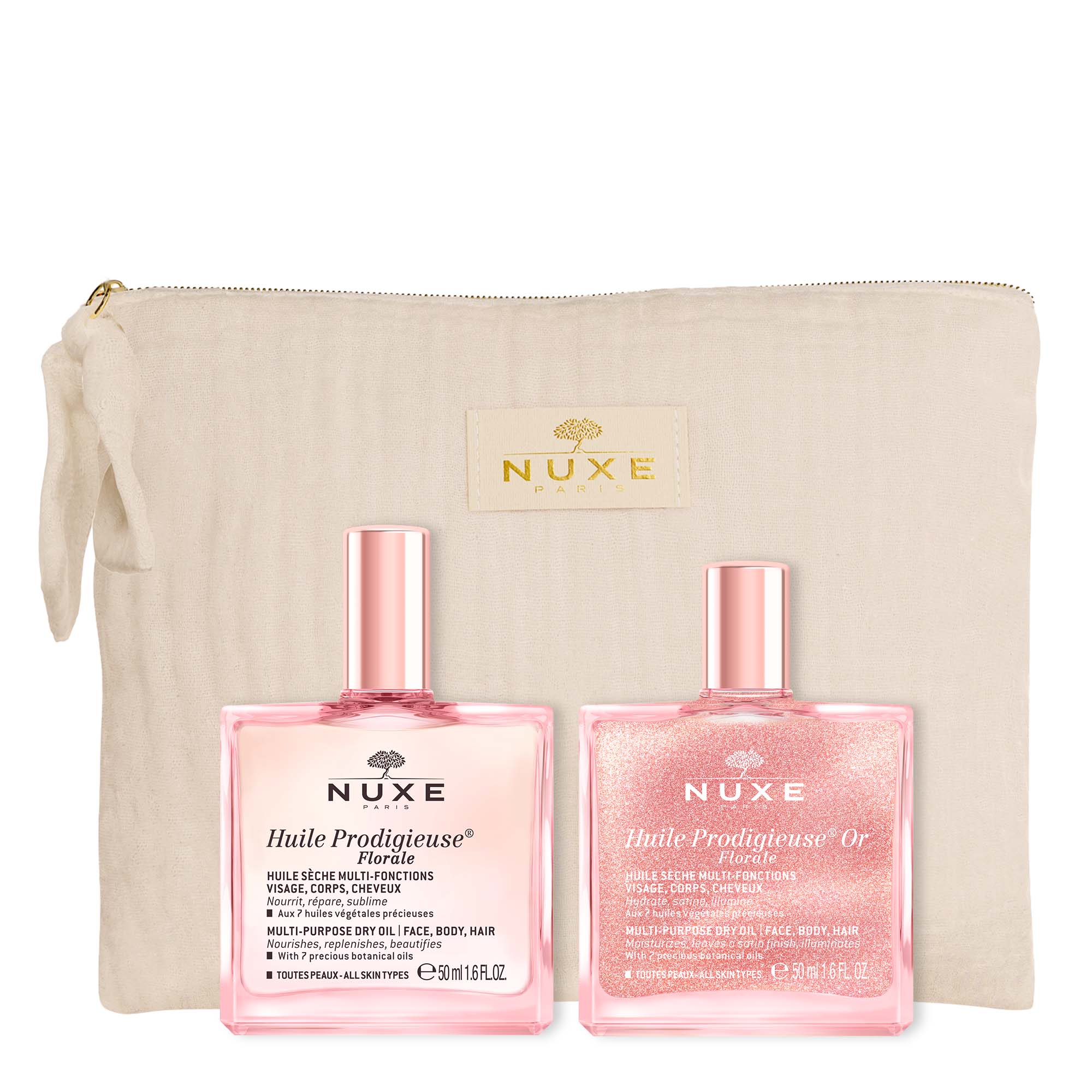 Dry and Shimmering Oil Duo Huile Prodigieuse® Floral Or Floral