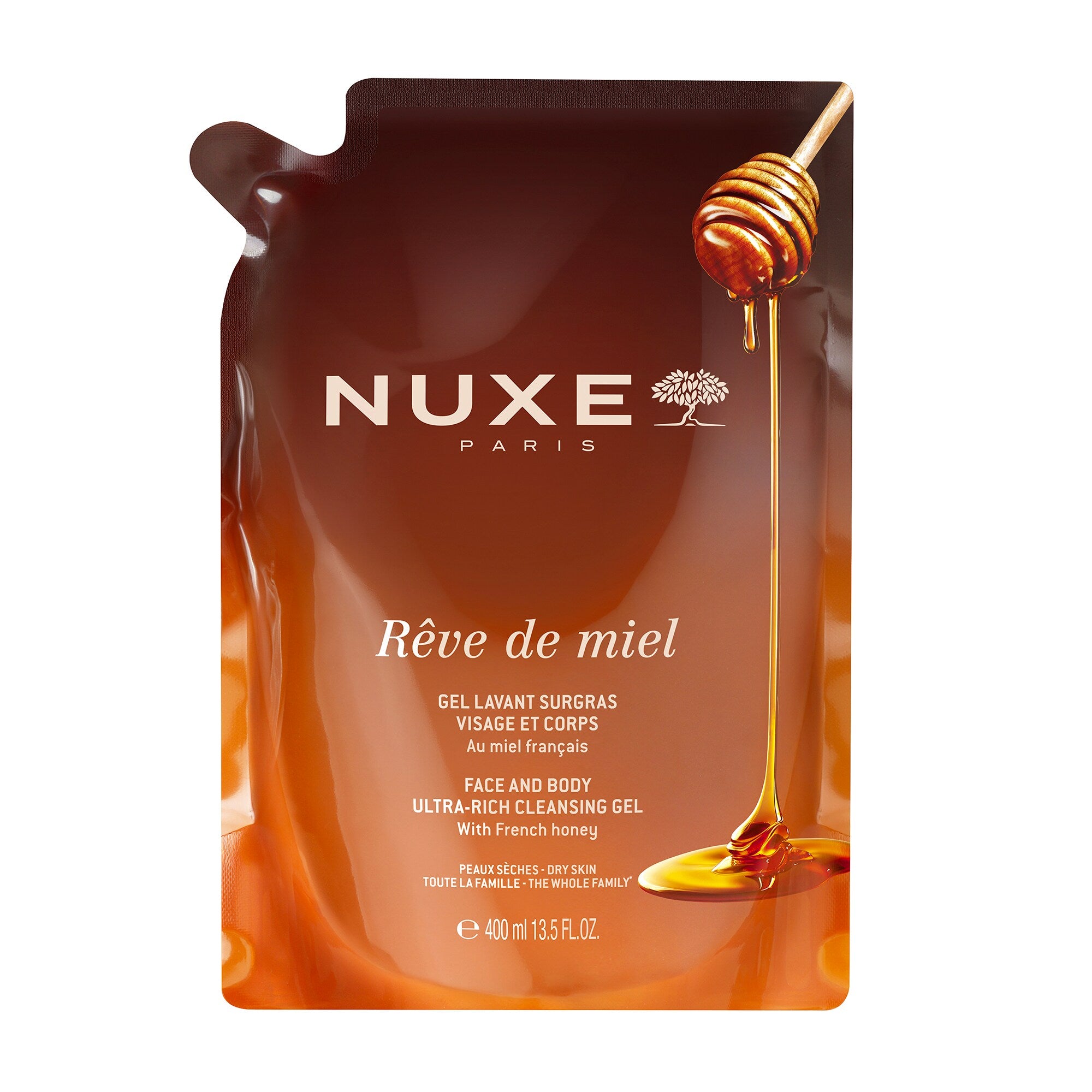 Face And Body Ultra-rich Cleansing Gel 400ml -Eco‑Refill
