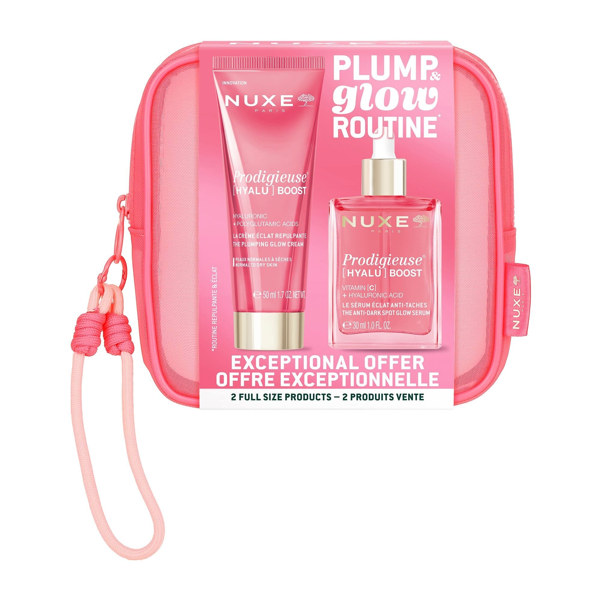 Plump & Glow Routine - Prodigieuse® [Hyalu] Boost | NUXE