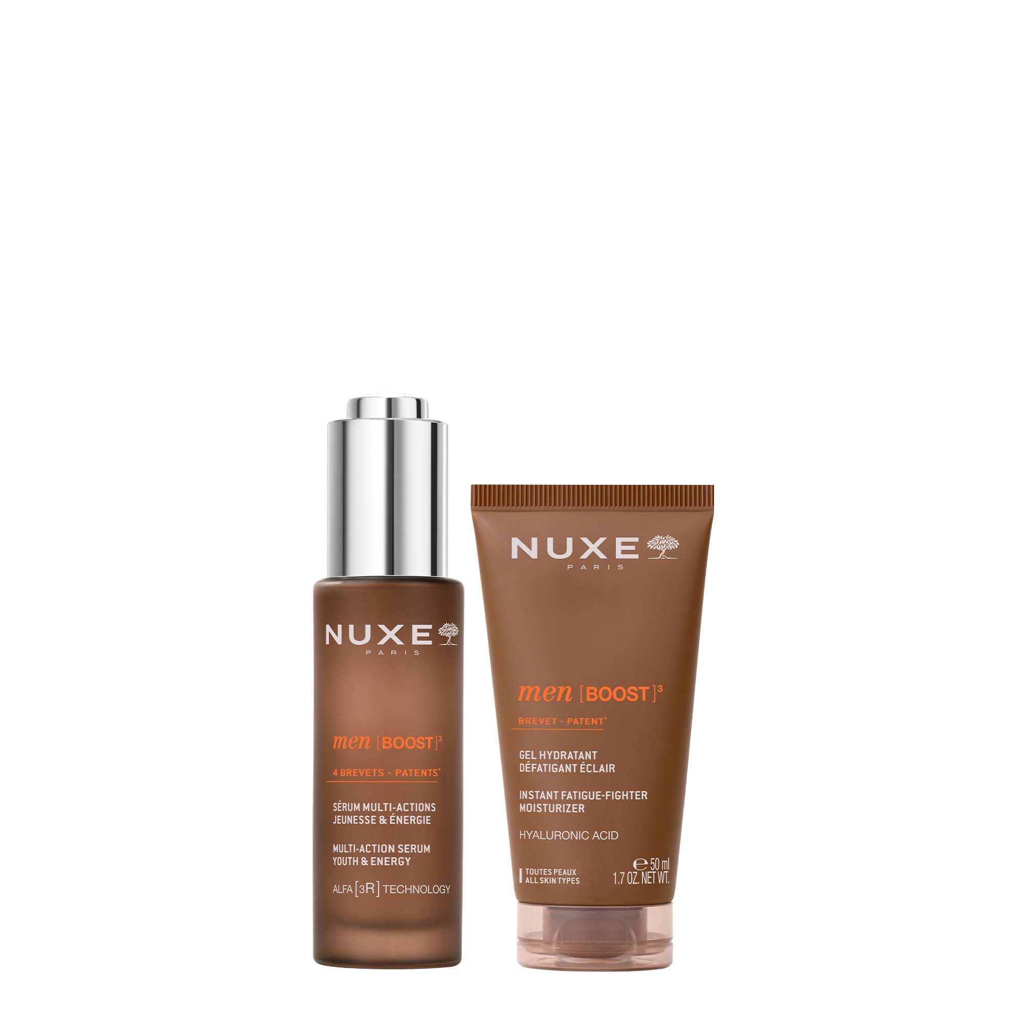Routine Visage Hydratation, Jeunesse & Énergie - NUXE MEN EN - NUXE