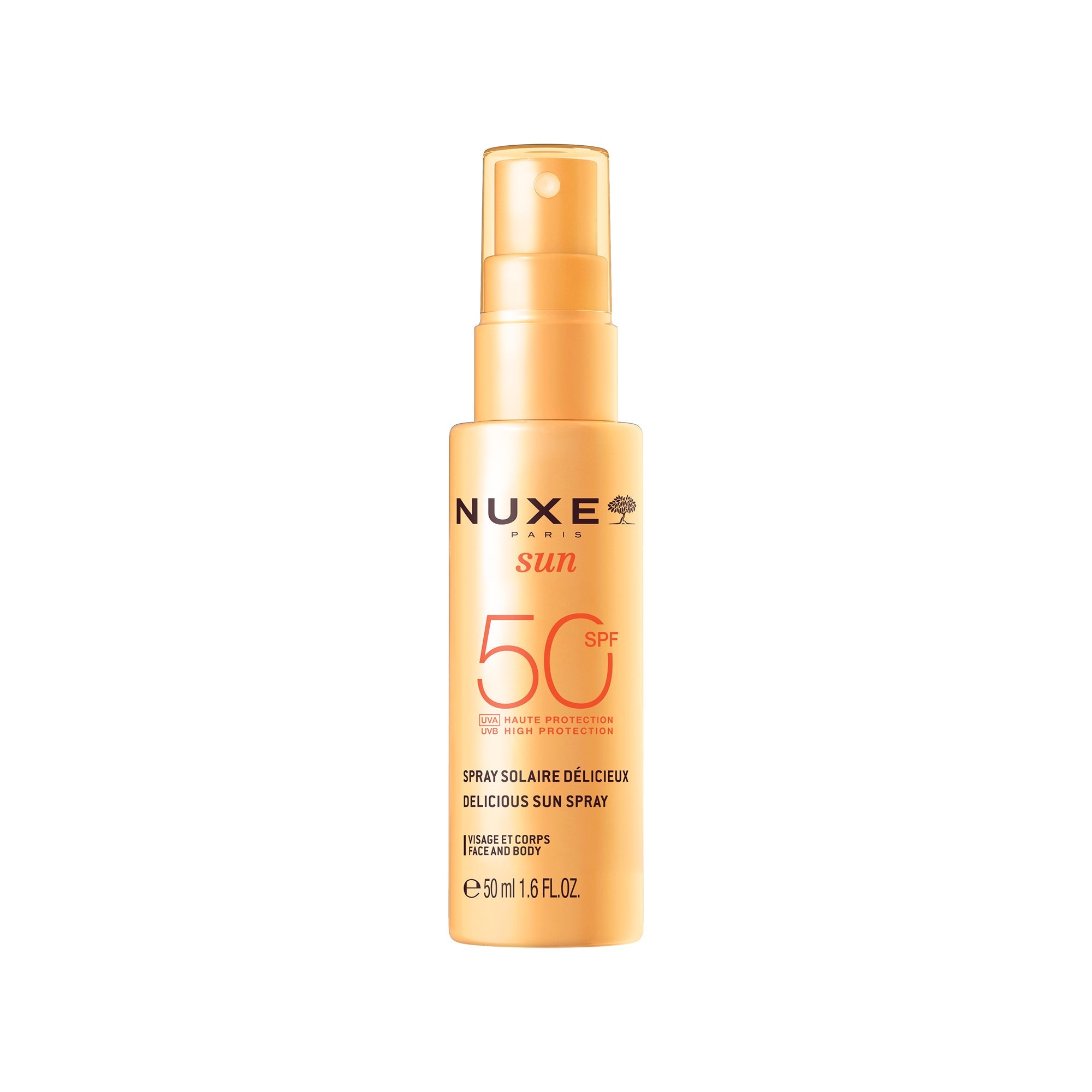 Spray Solaire Délicieux Haute Protection SPF50 visage et corps - NUXE
