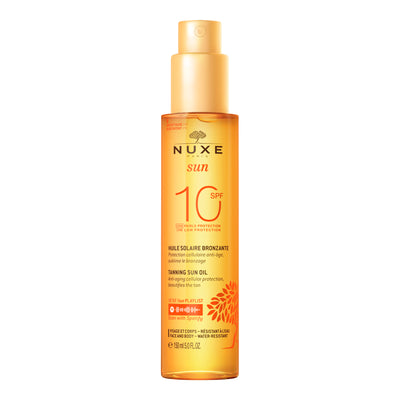 Tanning Sun Oil Low Protection SPF10 face and body