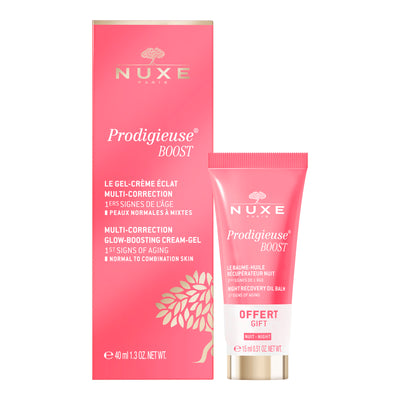 Prodigieuse® Boost -  Duo   Multi-Correction Glow-Boosting Gel-Cream  and Night Recovery Oil Balm offer