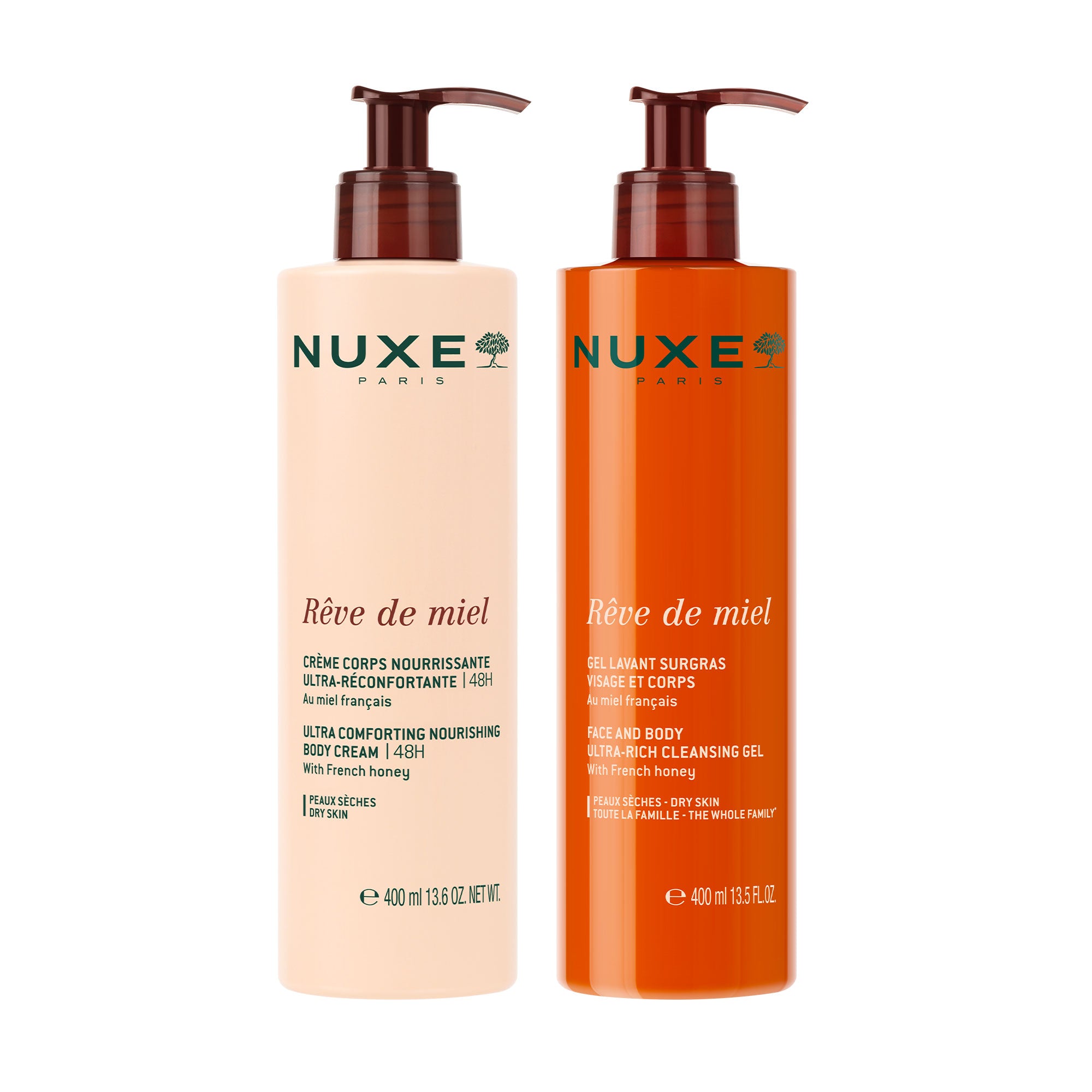 Duo Cleansing Gel & Body Cream Rêve de Miel