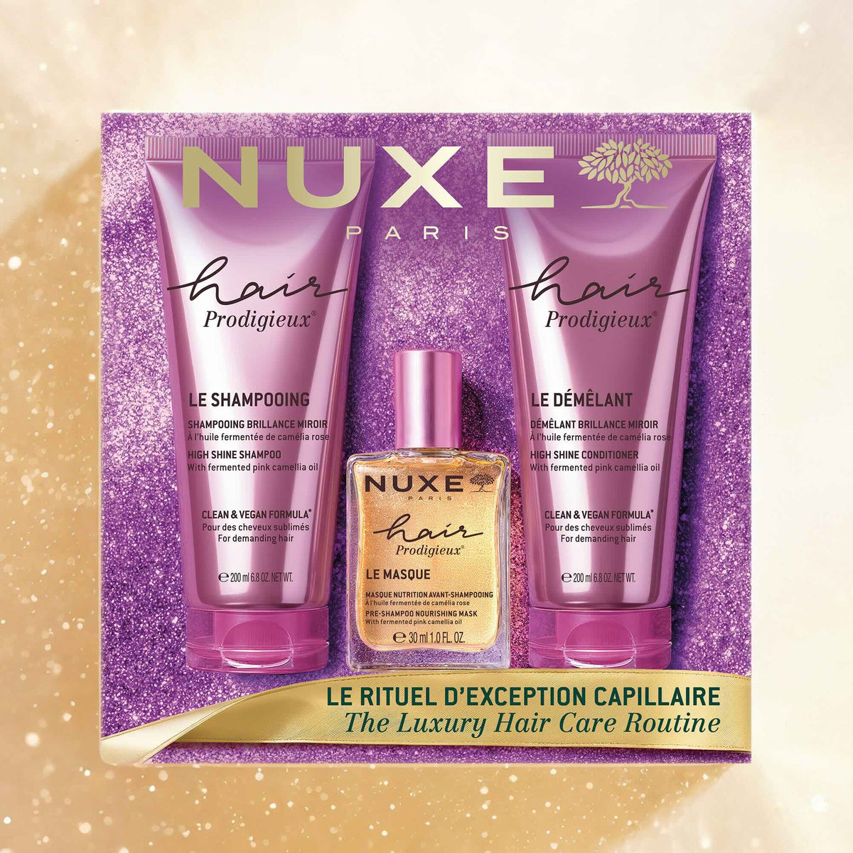 Coffret Noël HAIR PRODIGIEUX® Le Rituel d'Exception Capillaire - NUXE