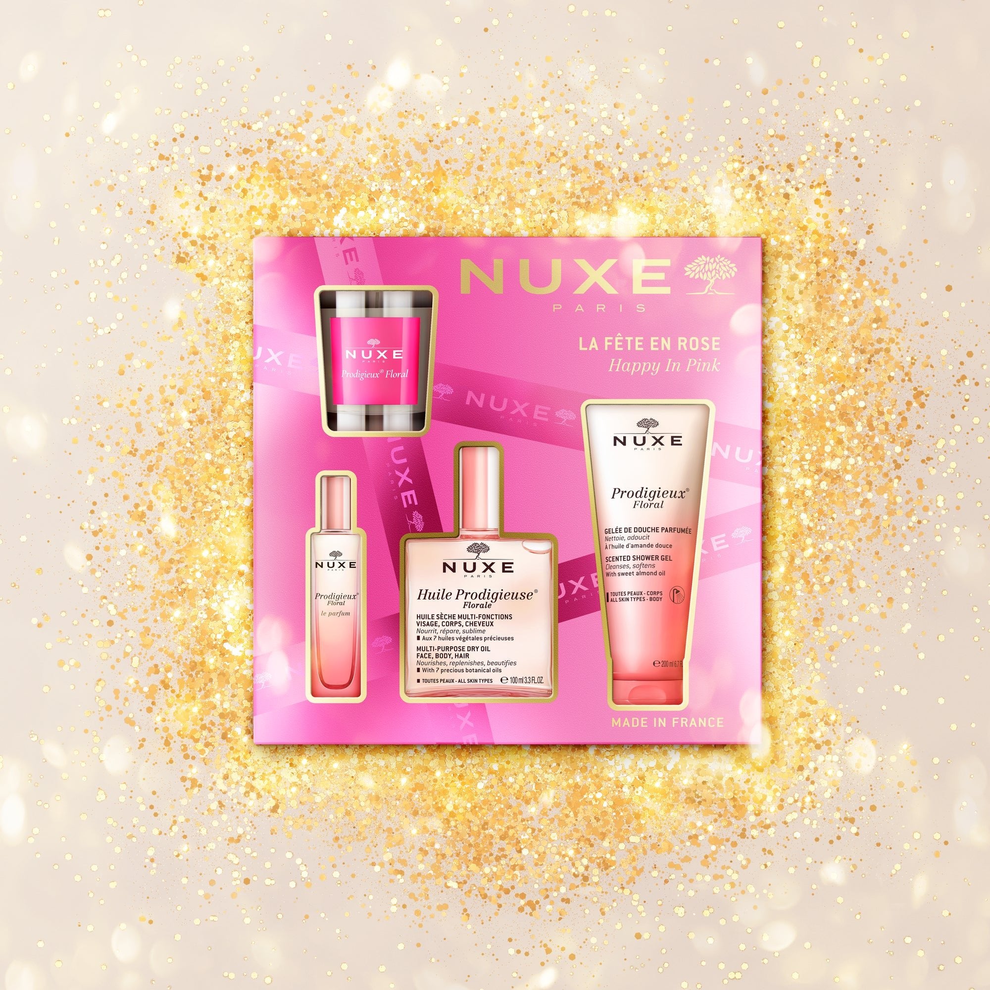 Coffret Noël La Fête en Rose - NUXE
