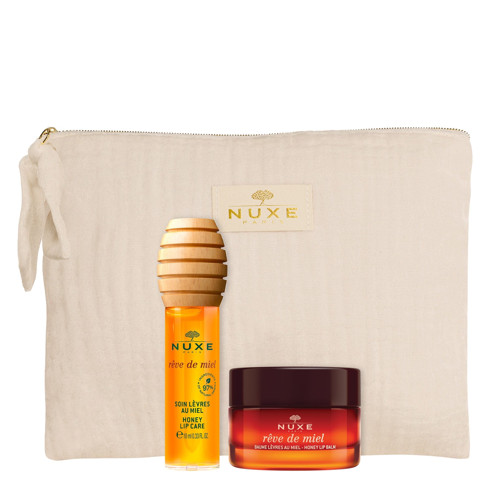 Duo Soin Lèvres Glow, Rêve de Miel EN - NUXE
