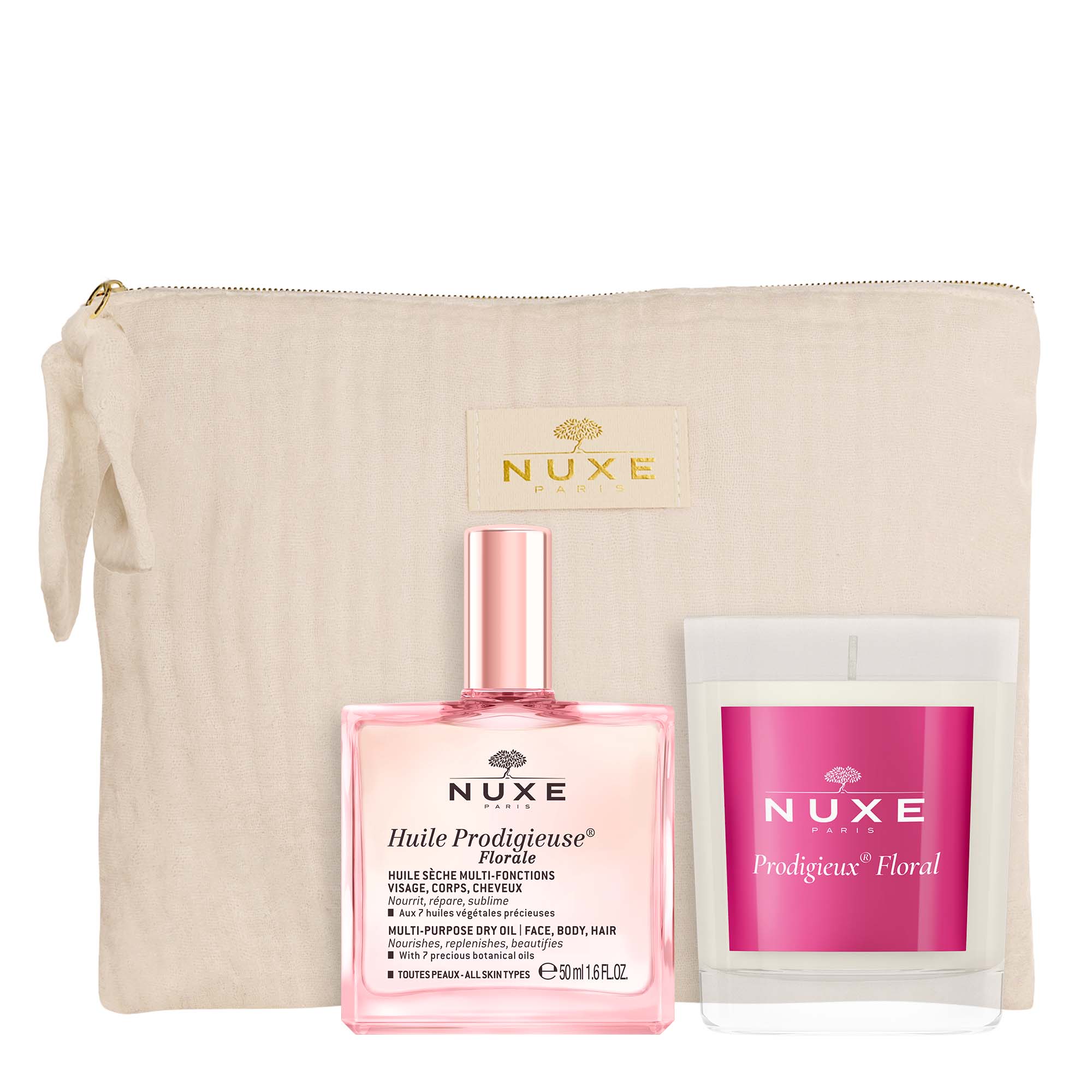 Huile Prodigieuse® Florale & sa bougie parfumée EN - NUXE