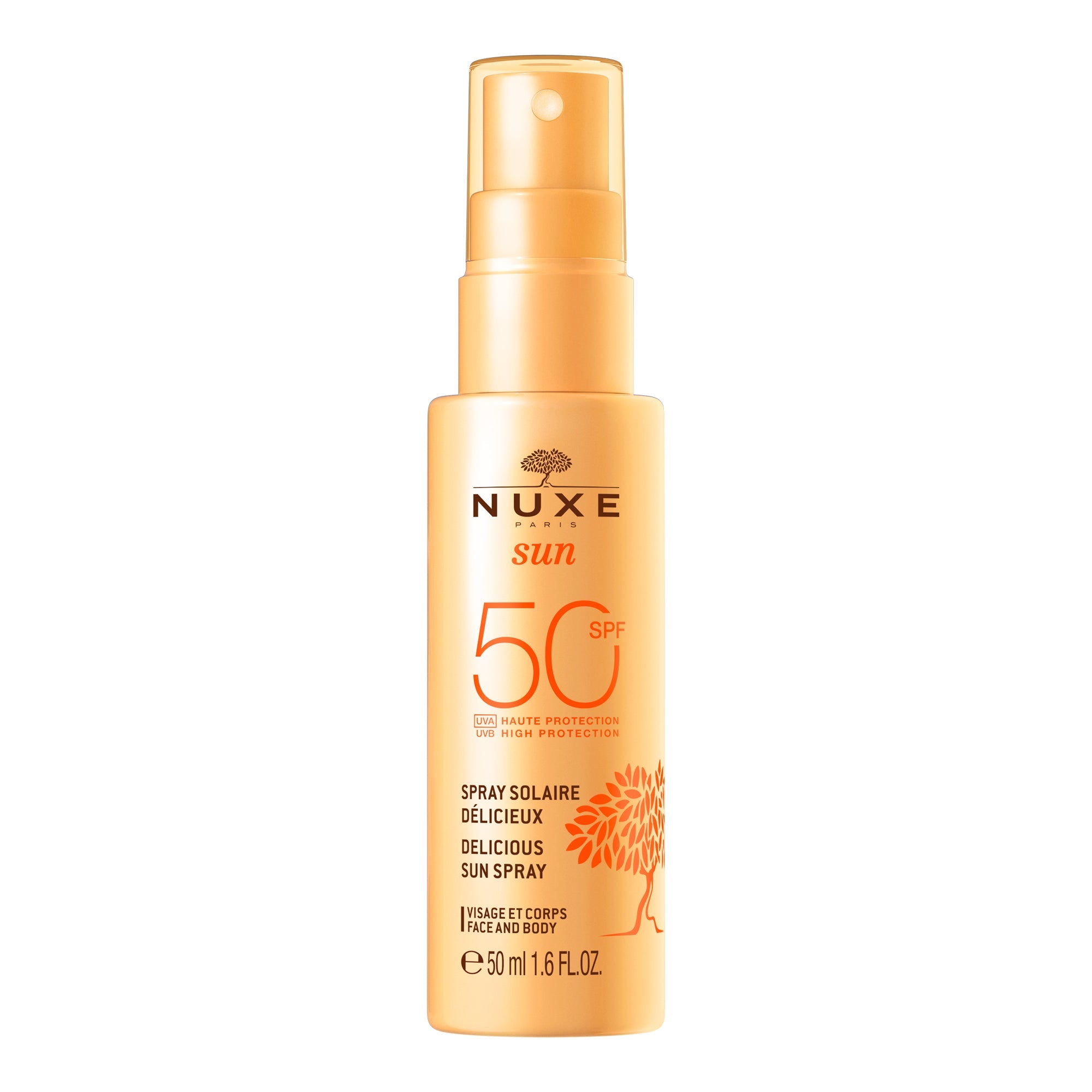Spray Solaire Délicieux Haute Protection SPF50 visage et corps - NUXE